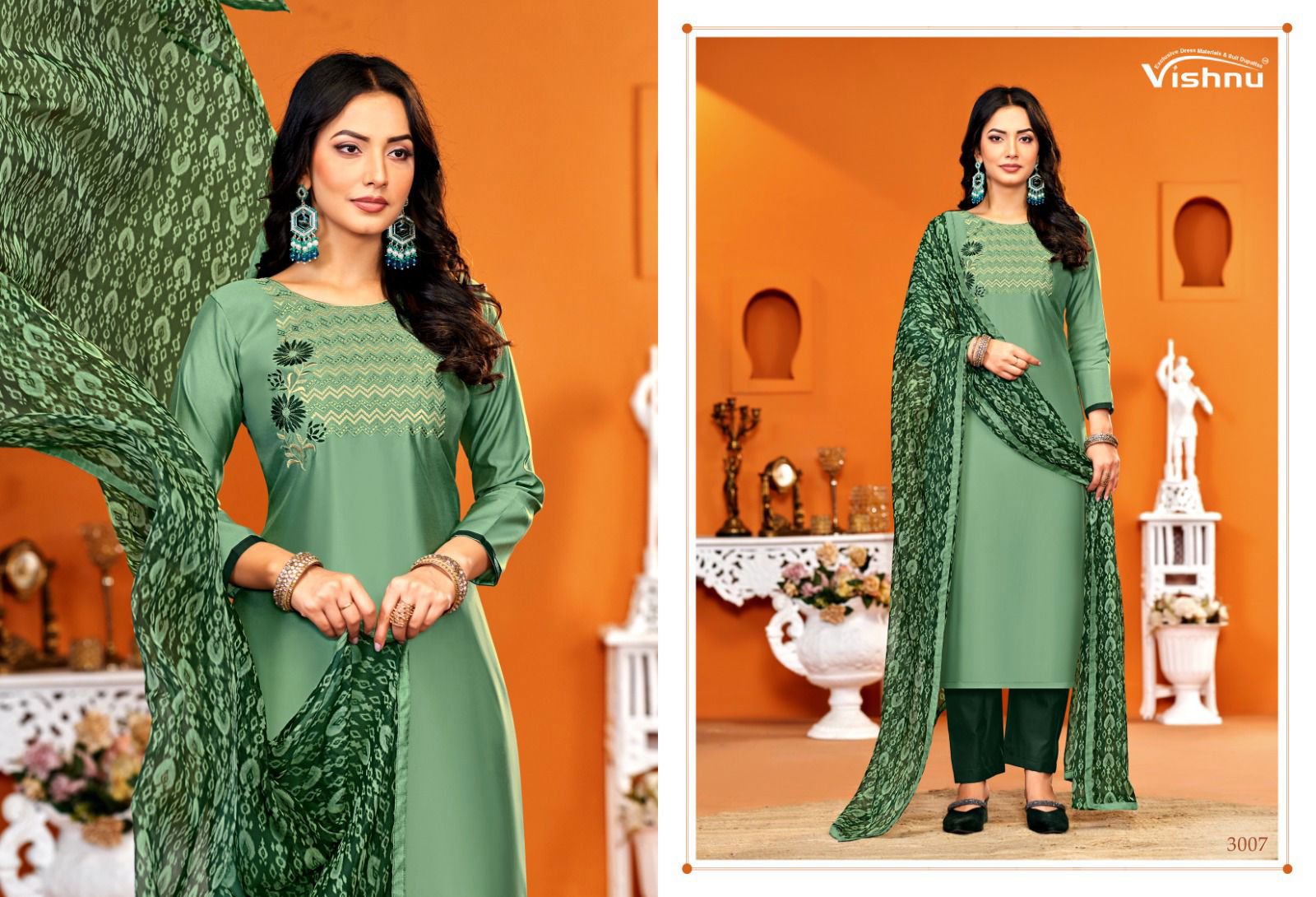 Dermy Cool Vol 23 By Vishnu Silk Dress Material Suppliers In India